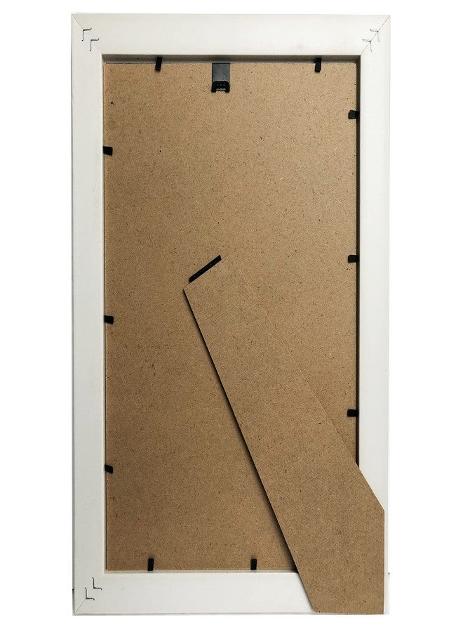 FRAMEWOLD Picture Frame 8x12 White(Cream Color) .Front opening 7.8x11.8. Imitation Wood Grain.Table Top Display and Wall Mounting.Plastic (Plastic) Panel.Carton Packaging. - Image 5